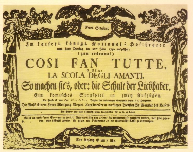 Cosi Fan Tutte: El Legado de Mozart en la Ópera Moderna