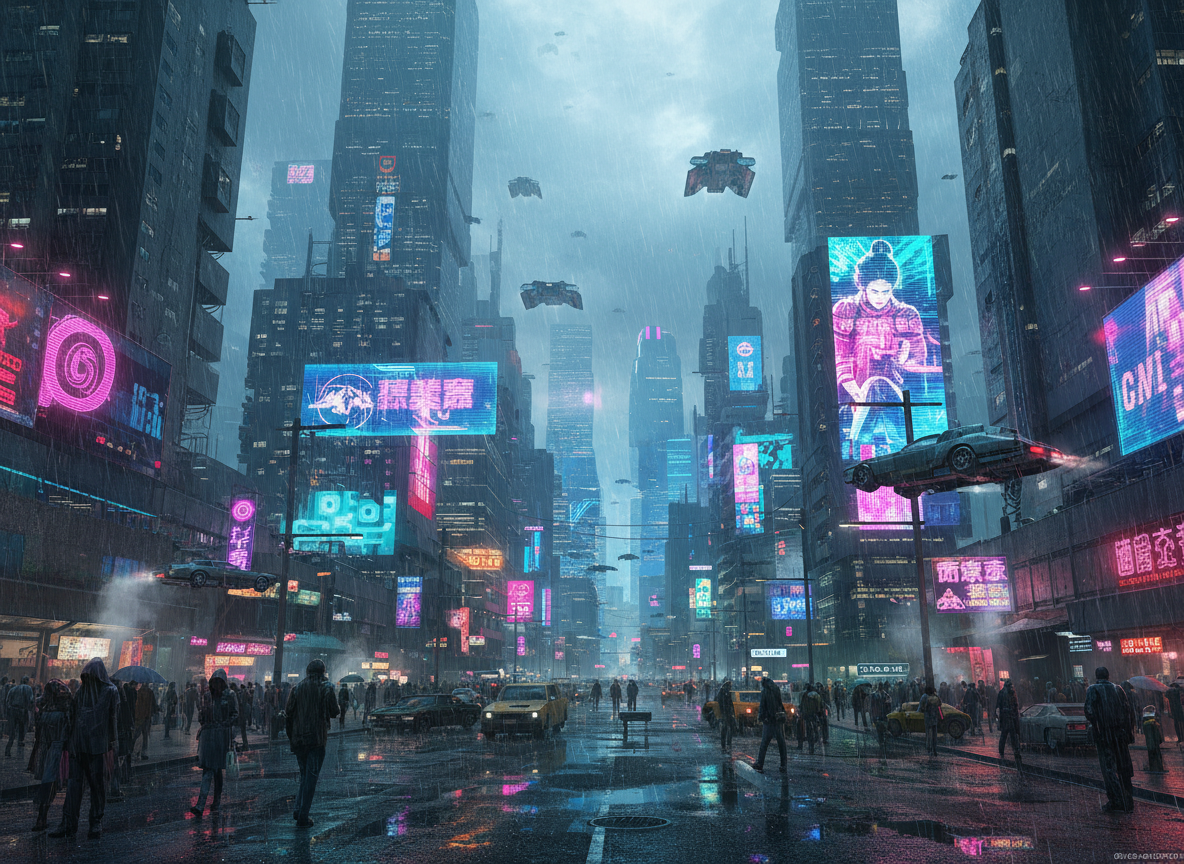 Blade Runner y Cyberpunk 2077 redefinen las visiones urbanas de la distopía tecnológica